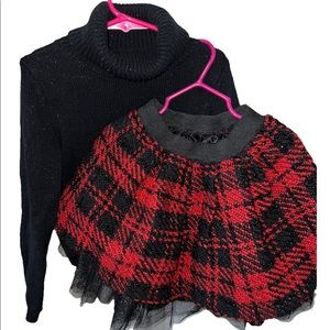 Girls 5/6 Plaid Winter Set